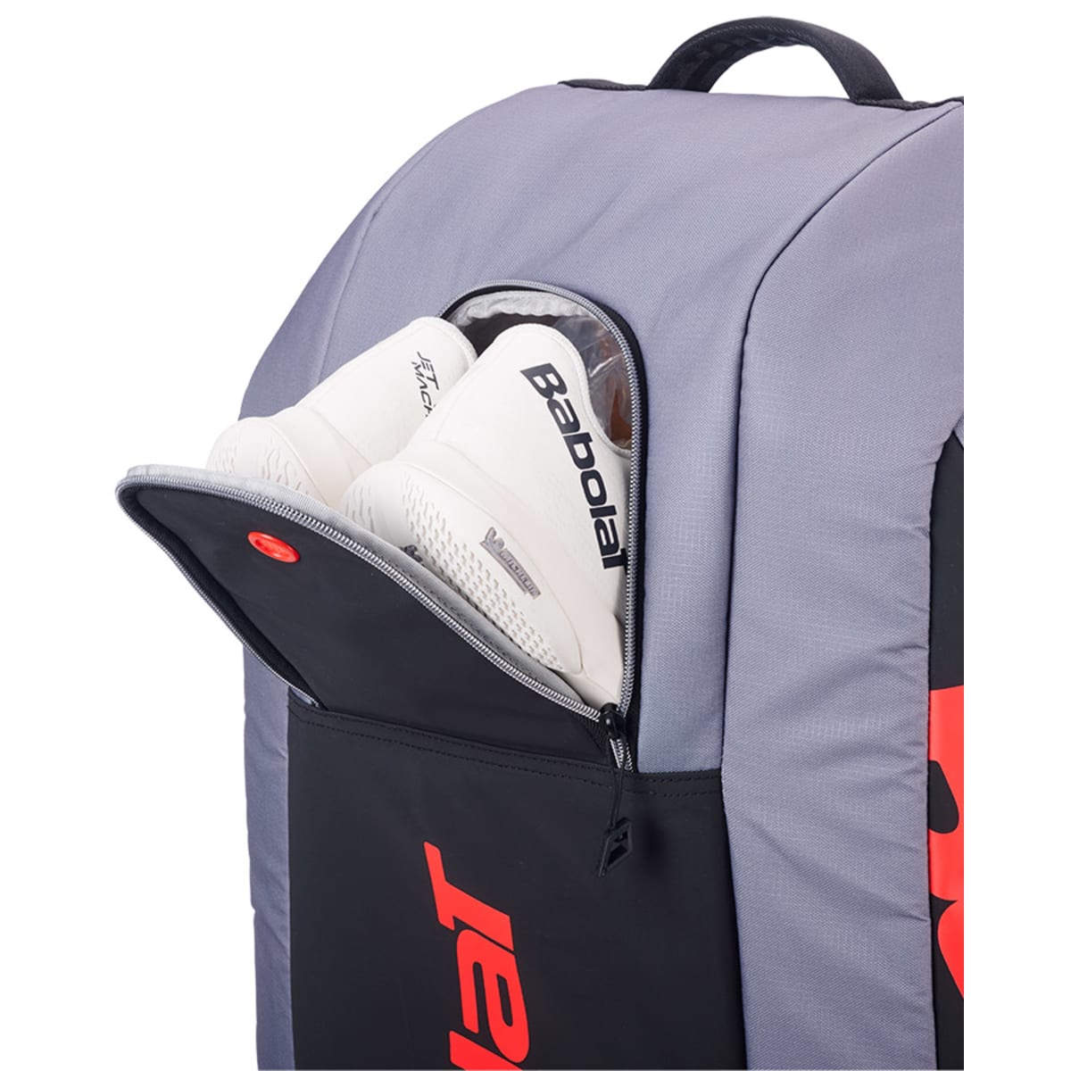 Babolat Pure Strike 9 Pack Bag Carbon Grey Neon Red